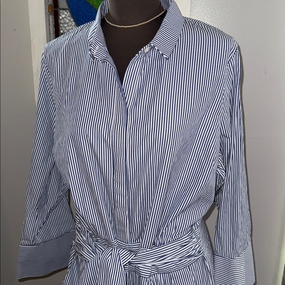 Gretchen Scott Breezy Blouson Shirt Dress SZ XL - Picture 3 of 11